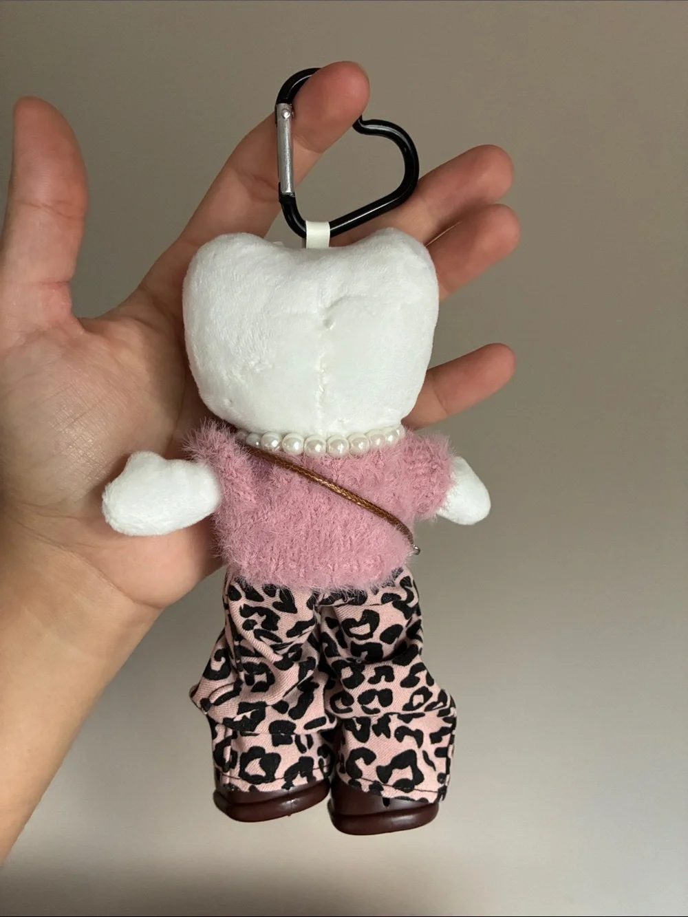 Hello Kitty Fall Fashion Diva Plush Keychain Bag Charm